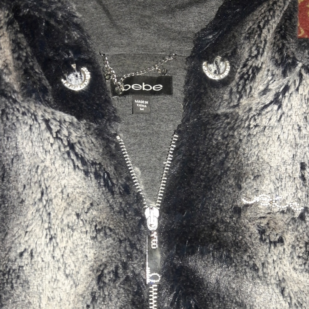 -Gifted-Bebe FAUX Fur Hooded Jacket - Picture 2 of 7